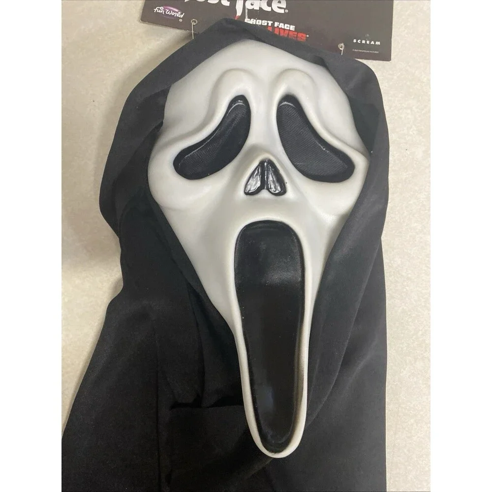 Fun World Easter Unlimited Scream Ghost Face Mask Hard Plastic Halloween 2021